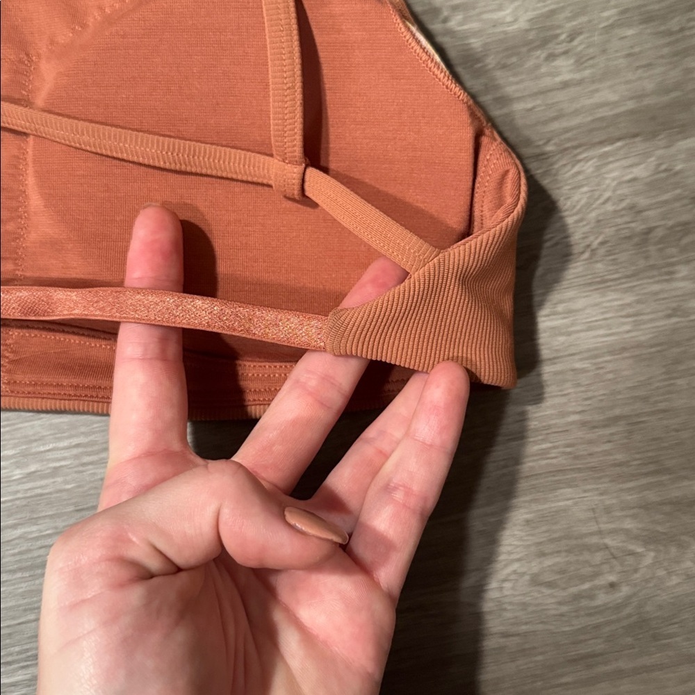 Lululemon Inner Glow Bra — Canyon Rock — Size 6 - Picture 4 of 8